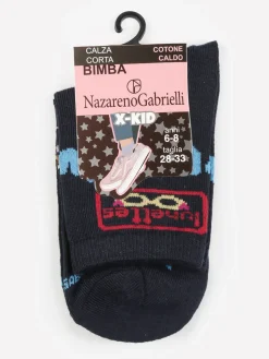 Nazareno Gabrielli Calze corte da bambina in caldo cotone