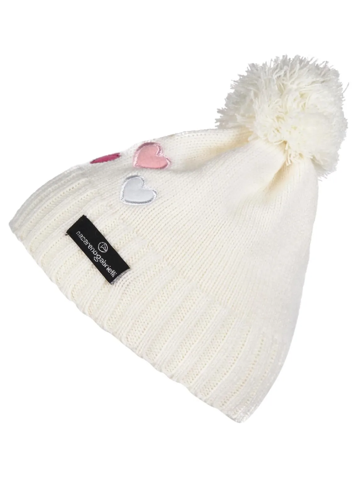 Nazareno Gabrielli Cappellino con pompon e ricami