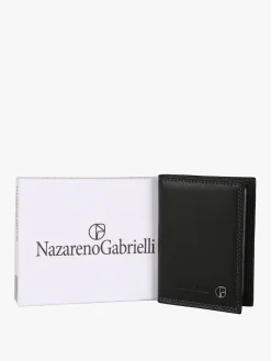 Nazareno Gabrielli Portatessere da uomo in pelle