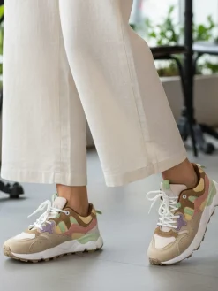 Nazareno Gabrielli Sneakers stringate da donna - beige