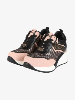 Nazareno Gabrielli Sneakers donna con zeppa e strass