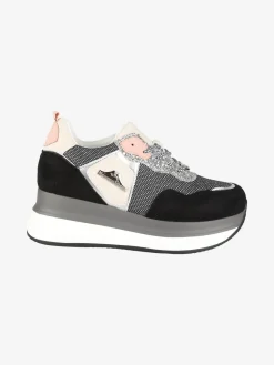 Nazareno Gabrielli Sneakers donna bicolor con strass