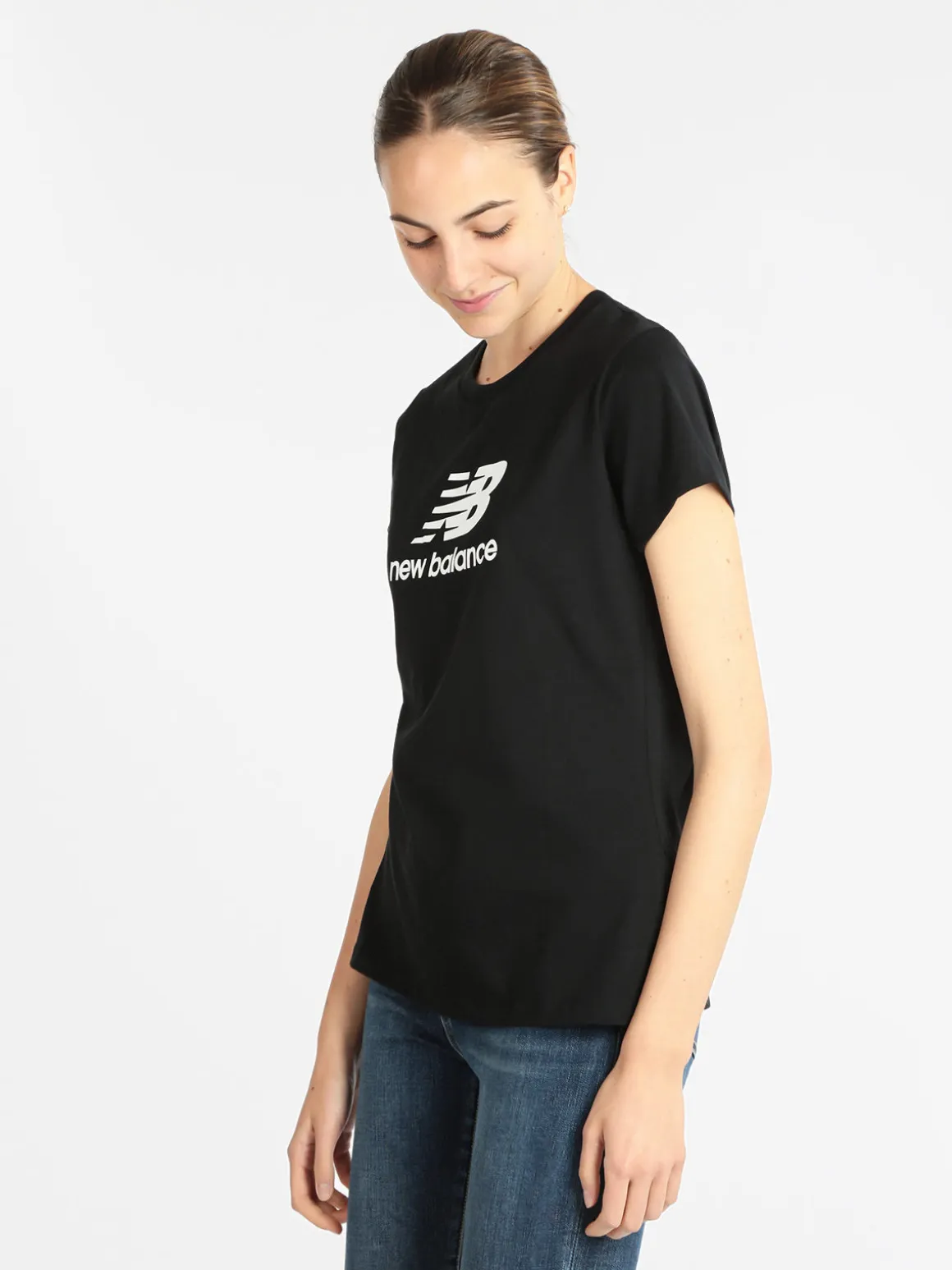 New Balance Essentials Stacked Logo T-shirt manica corta donna