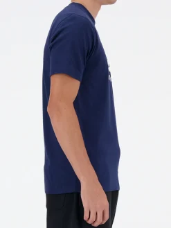 New Balance ESSENTIALS STACKED LOGO T-shirt da uomo a maniche corte in cotone
