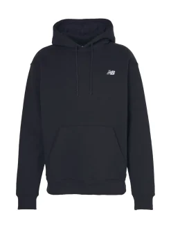 New Balance SMALL LOGO BRUSHED HOODIE Felpa uomo con cappuccio e interno in caldo cotone