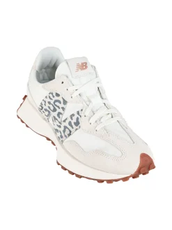 New Balance 327 Sneakers donna in pelle e nylon con dettaglio animalier