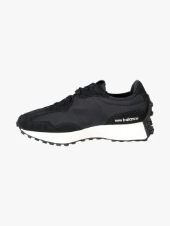 New Balance 327 Sneakers donna stringate in pelle - nero