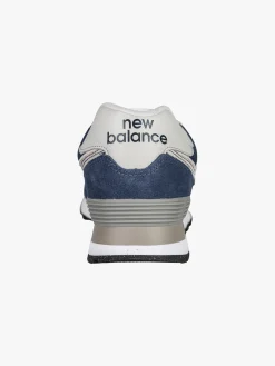 New Balance 574 Sneakers in pelle nubuck da uomo