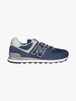 New Balance 574 Sneakers in pelle nubuck da uomo