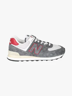 New Balance 574 Sneakers uomo in pelle nabuk - grigio
