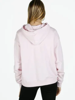 New Balance SPORT ESSENTIALS LOGO HOODIE Felpa donna con cappuccio