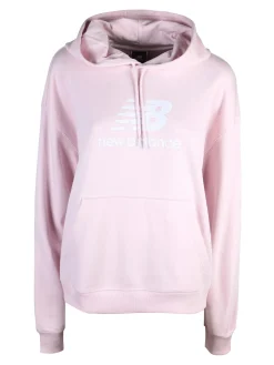 New Balance SPORT ESSENTIALS LOGO HOODIE Felpa donna con cappuccio