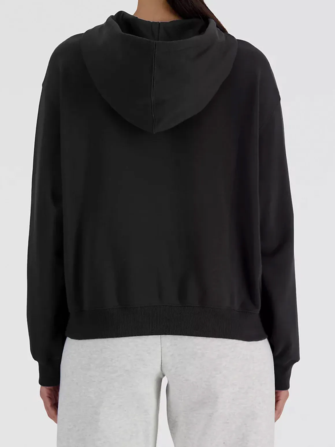 New Balance SPORT ESSENTIALS LOGO HOODIE Felpa donna con cappuccio