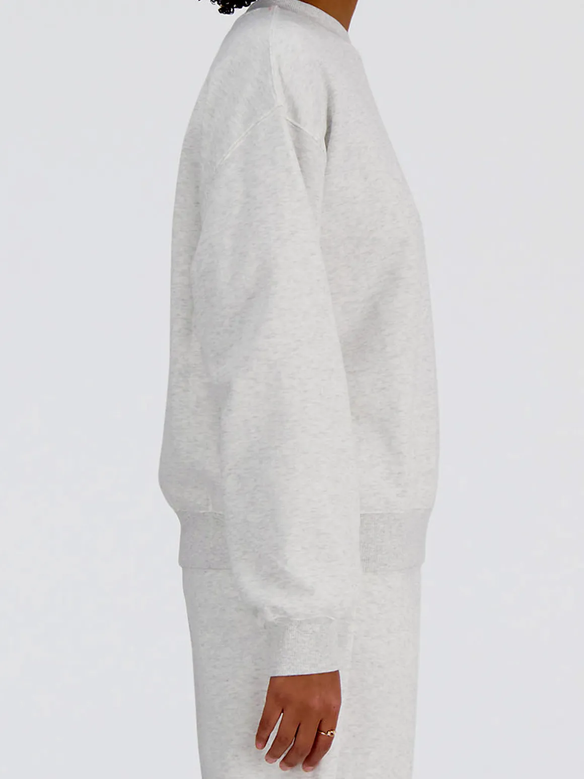 New Balance SPORT ESSENTIALS LOGO CREW Felpa girocollo da donna
