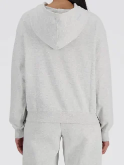 New Balance SPORT ESSENTIALS LOGO HOODIE Felpa donna con cappuccio