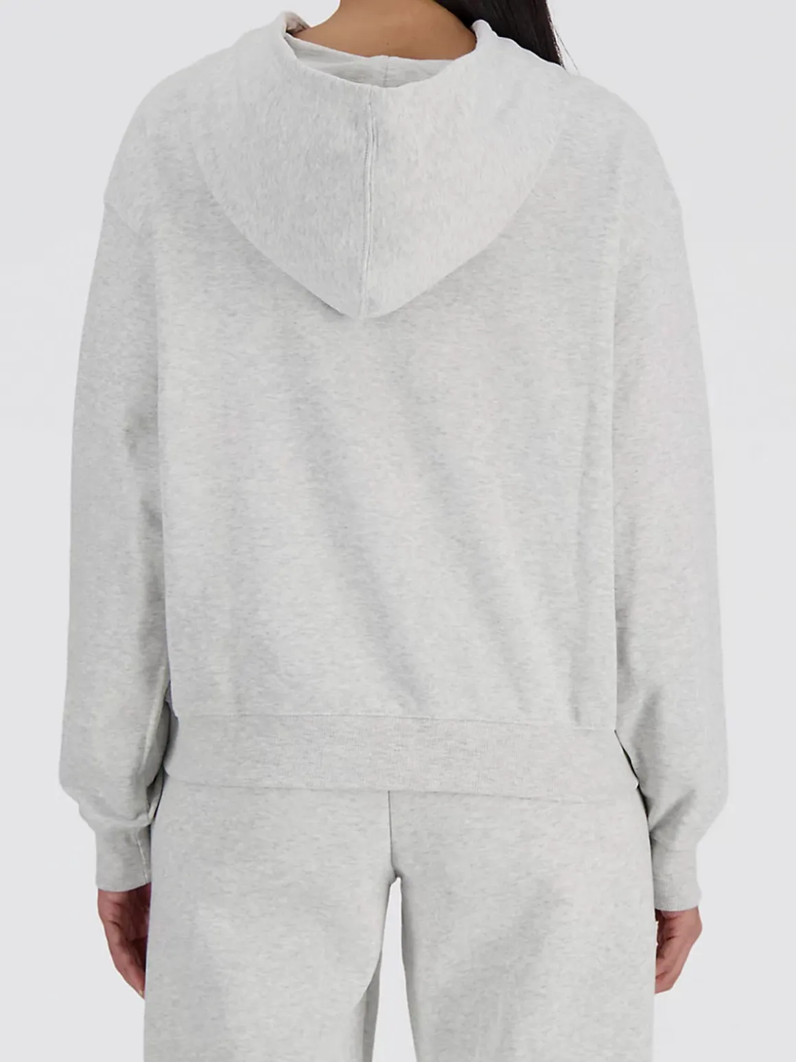 New Balance SPORT ESSENTIALS LOGO HOODIE Felpa donna con cappuccio