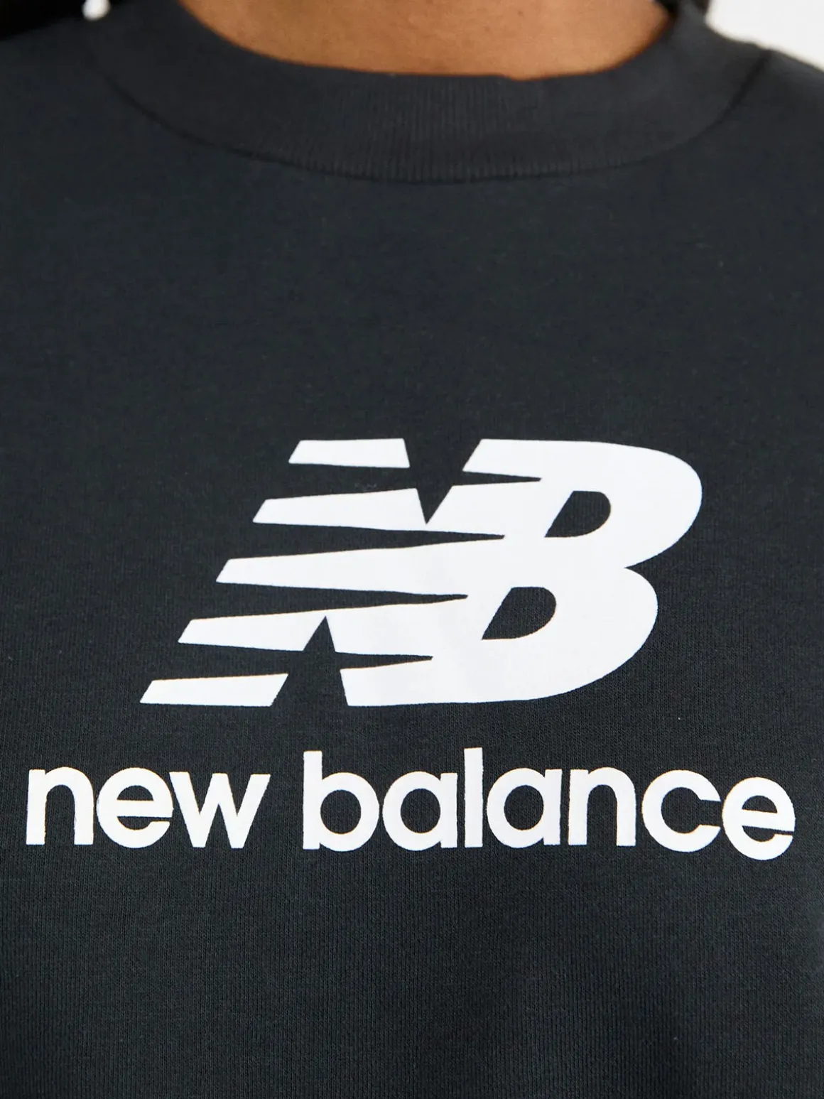 New Balance SPORT ESSENTIALS LOGO CREW Felpa girocollo da donna