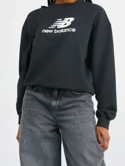 New Balance SPORT ESSENTIALS LOGO CREW Felpa girocollo da donna