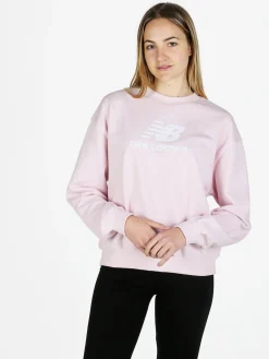 New Balance SPORT ESSENTIALS LOGO CREW Felpa girocollo da donna