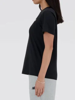New Balance SPORT ESSENTIALS SMALL LOGO T-shirt donna - nero