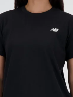 New Balance SPORT ESSENTIALS SMALL LOGO T-shirt donna - nero