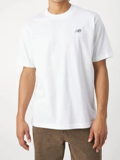 New Balance SPORT ESSENTIALS SMALL LOGO T-shirt da uomo a maniche corte in cotone