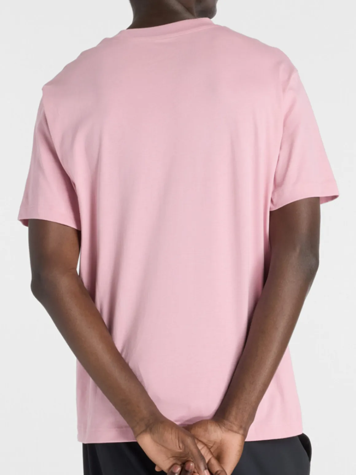 New Balance SPORT ESSENTIALS SMALL LOGO T-shirt da uomo a maniche corte in cotone - rosa