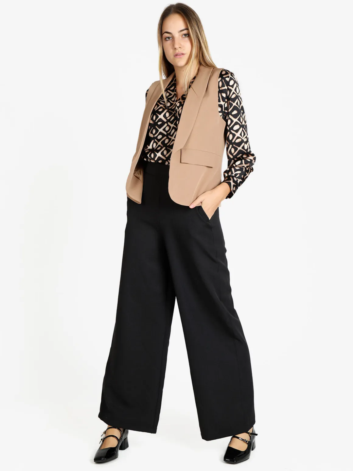 New Collection Gilet donna tinta unita
