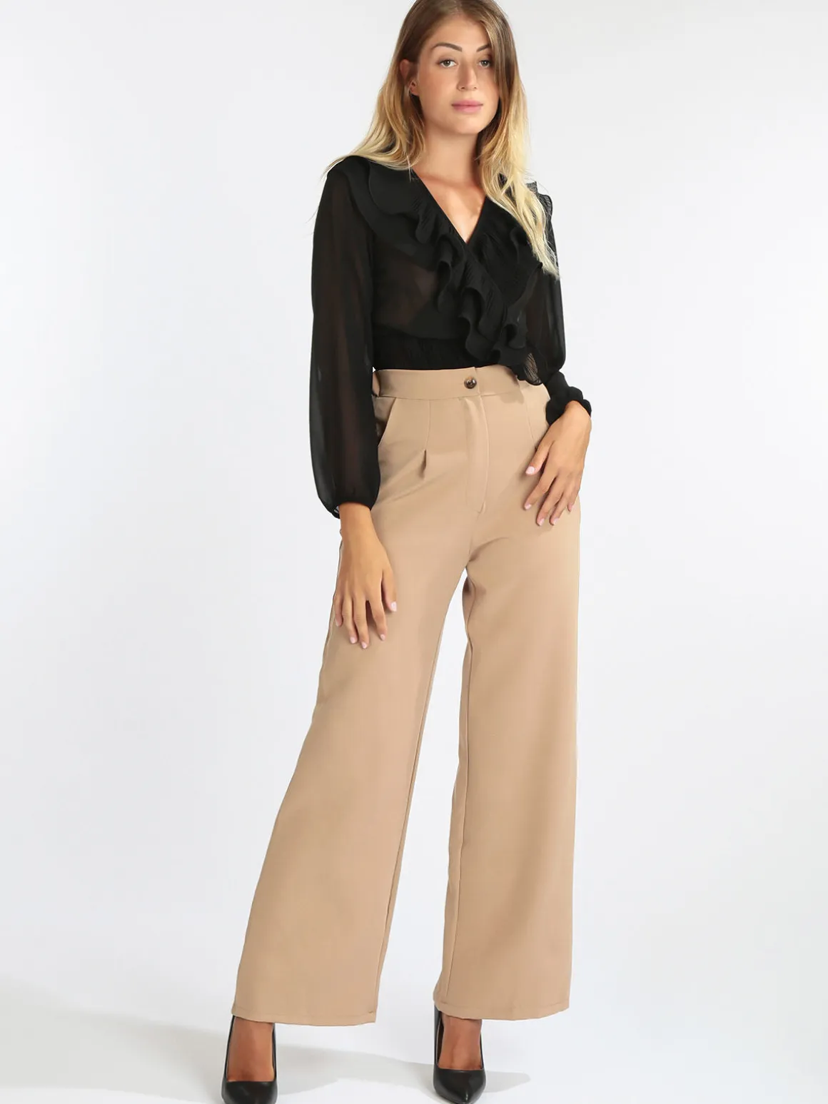New Collection Pantaloni donna a gamba larga