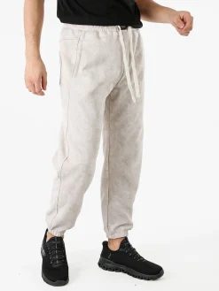 New Dream Pantaloni sportivi da uomo con coulisse ed elastico sul finale - beige