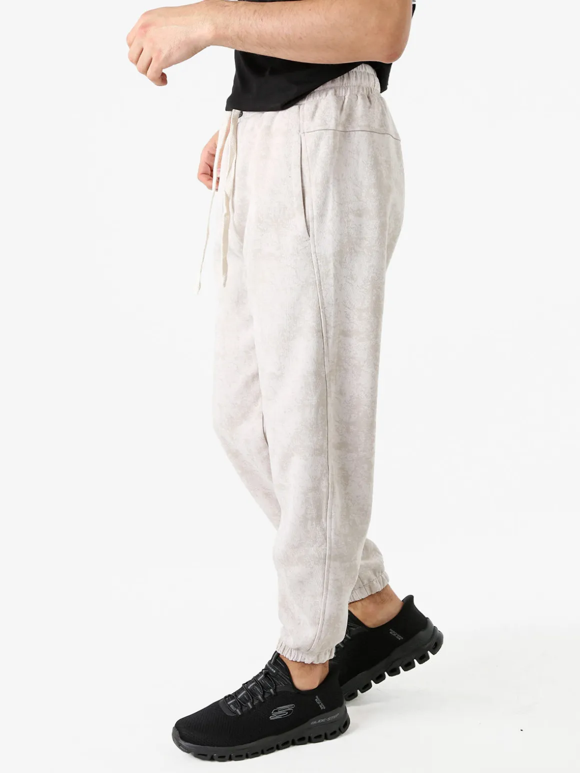 New Dream Pantaloni sportivi da uomo con coulisse ed elastico sul finale - beige