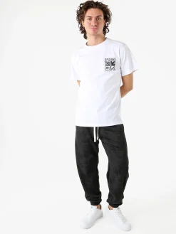 New Dream Pantaloni sportivi da uomo con coulisse ed elastico sul finale - nero