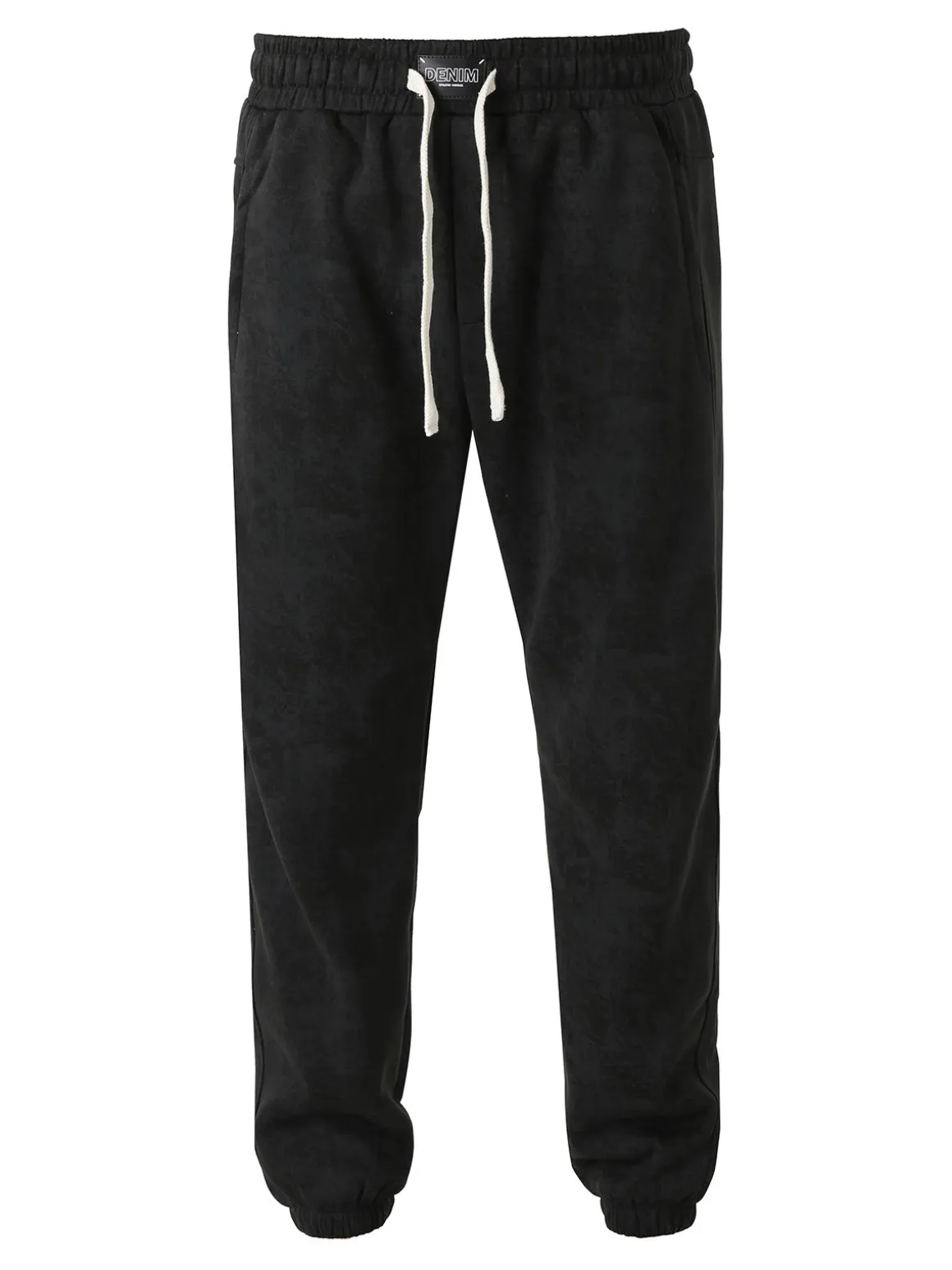 New Dream Pantaloni sportivi da uomo con coulisse ed elastico sul finale - nero