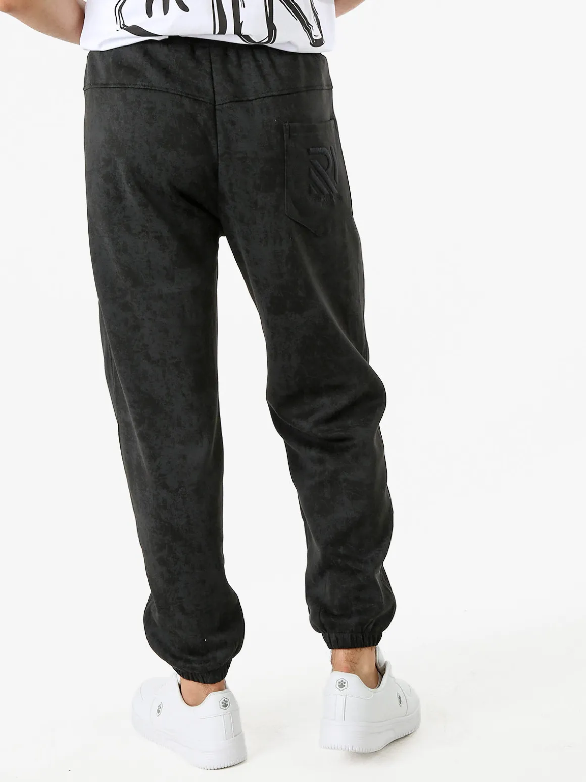 New Dream Pantaloni sportivi da uomo con coulisse ed elastico sul finale - nero