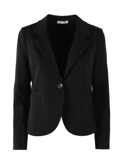 New Gj Blazer donna spigato con bottone - nero