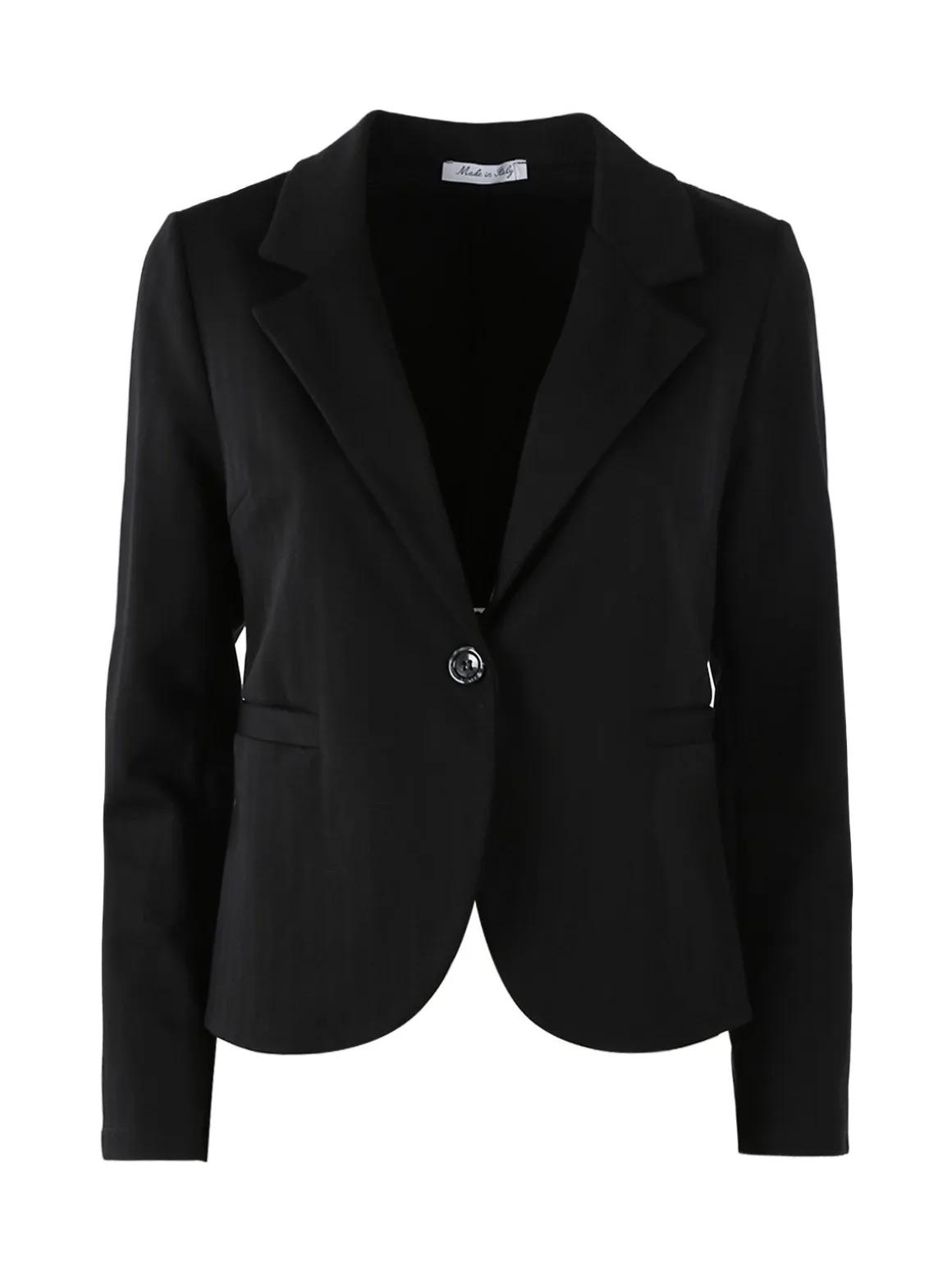 New Gj Blazer donna spigato con bottone - nero