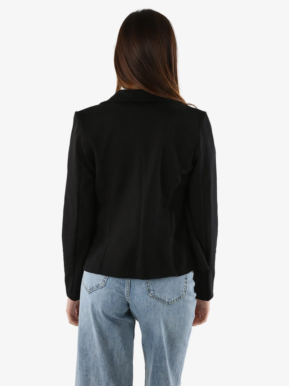 New Gj Blazer donna spigato con bottone - nero