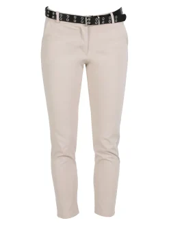 New Gj Pantalone casual da donna con cintura