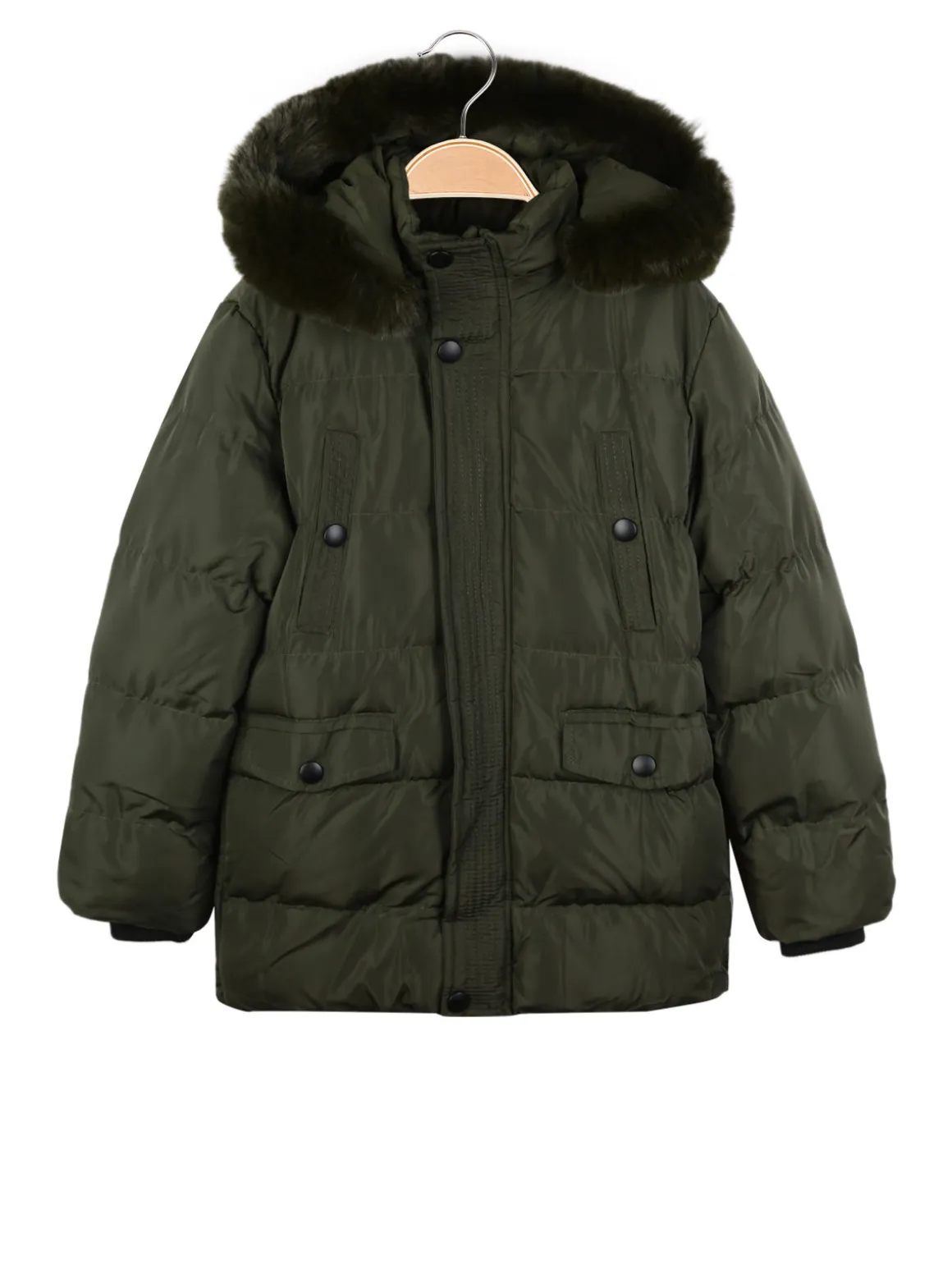 New Kids Giubbino imbottito da bambino con cappuccio