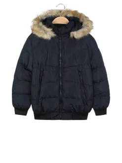 New Kids Piumino imbottito da bambino con cappuccio