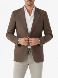 New Marshll Blazer casual da uomo - marrone