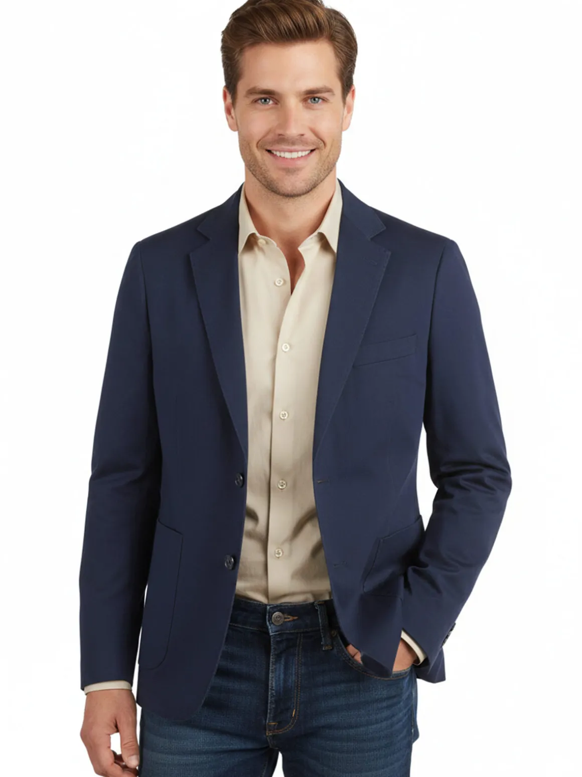 New Marshll Blazer classico da uomo - blu