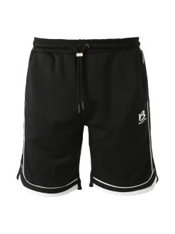 New Mentality Bermuda da uomo con coulisse - nero