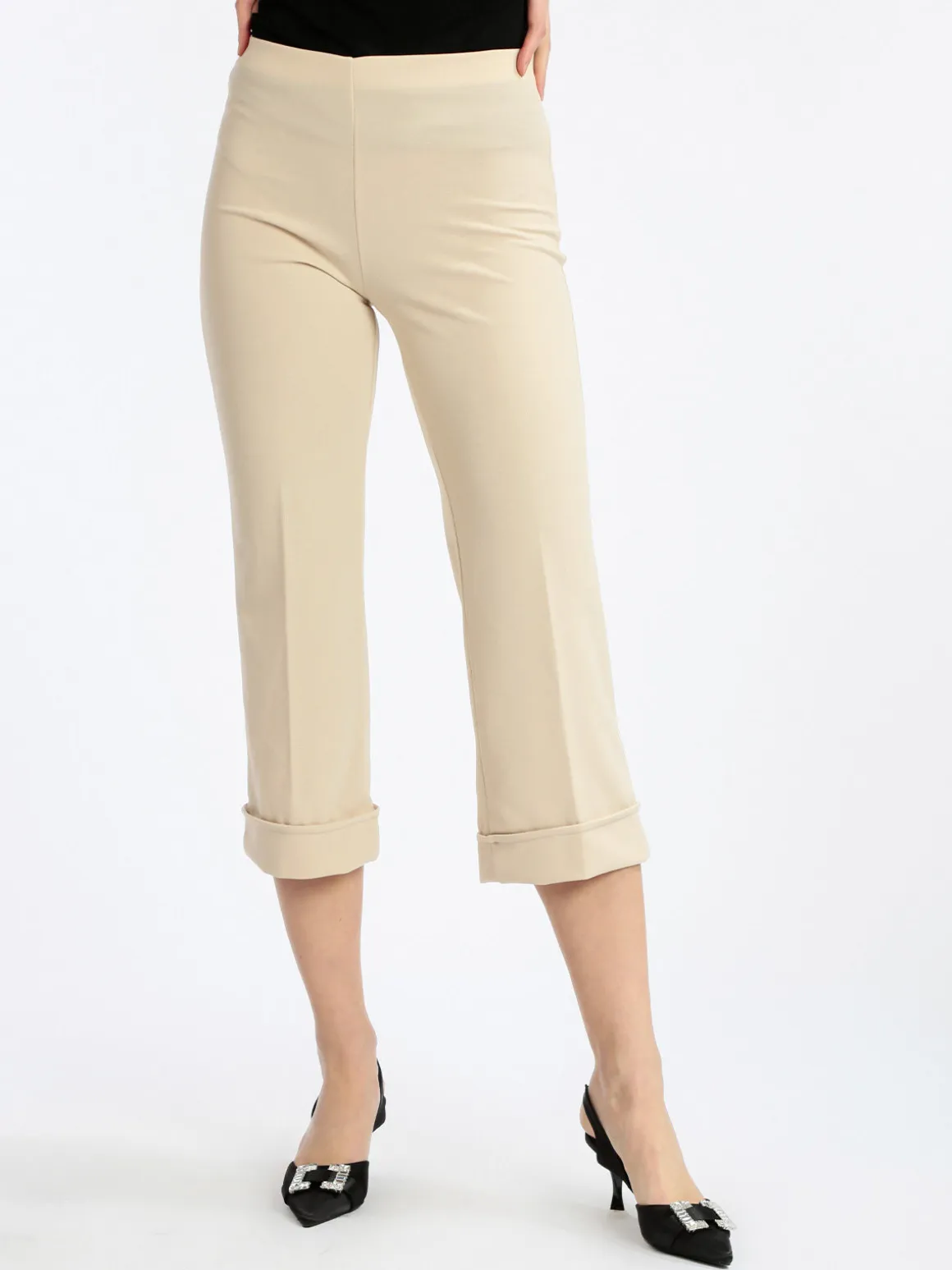 New Way Pantaloni donna a vita alta