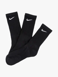 Nike Confezione da 3 paia di calze tennis unisex con logo - nero