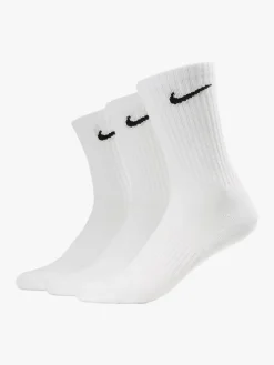 Nike Confezione da 3 paia di calze tennis unisex con logo - bianco