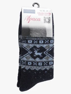 North Pole Calze corte da donna in misto lana alpaca