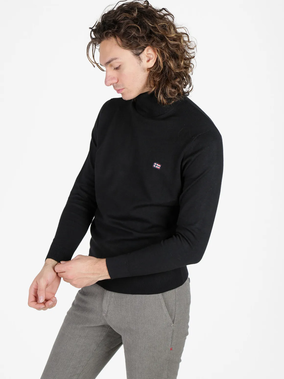 Norway Dolcevita da uomo in maglia