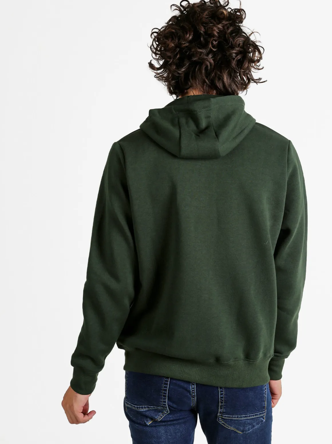 Norway Felpa da uomo con cappuccio e zip - militare