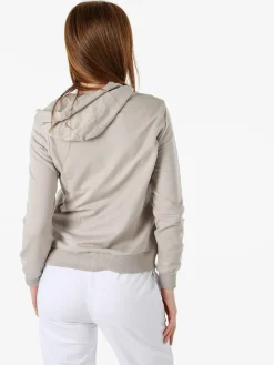 Norway Felpa donna full zip con cappuccio - sabbia